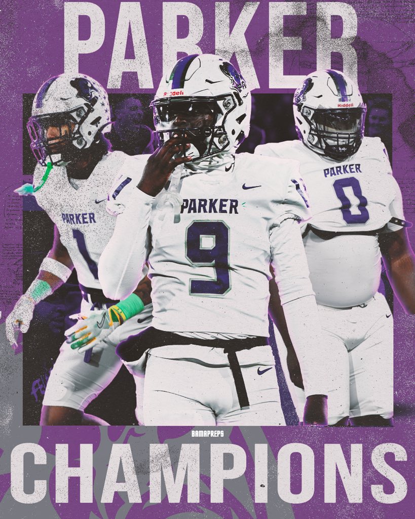 STAND UP SMITHFIELD! 

PARKER IS YOUR 2024 AHSAA 6A STATE CHAMPS