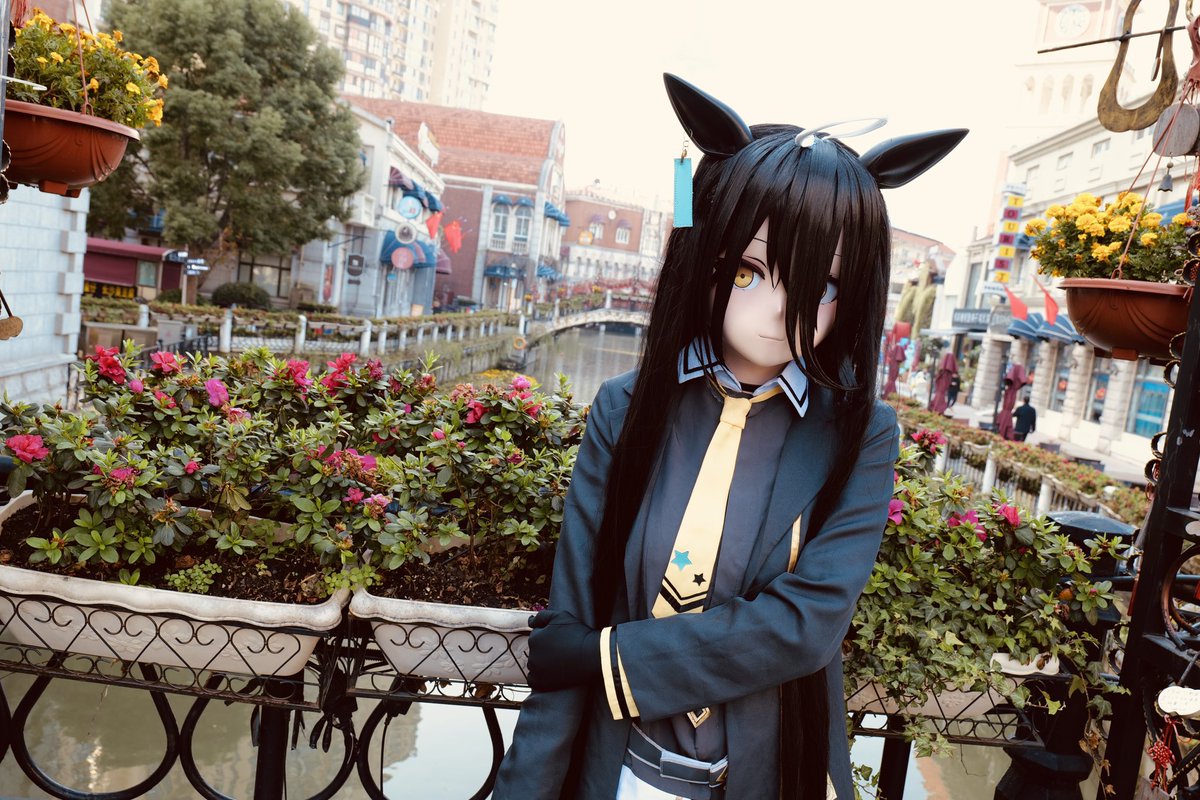 If you are tired
Take a break ，have some coffee~☕️☺️
📷：<a href="/biandapiaoliang/">小比^O^</a> 
#kigurumi #ウマ娘