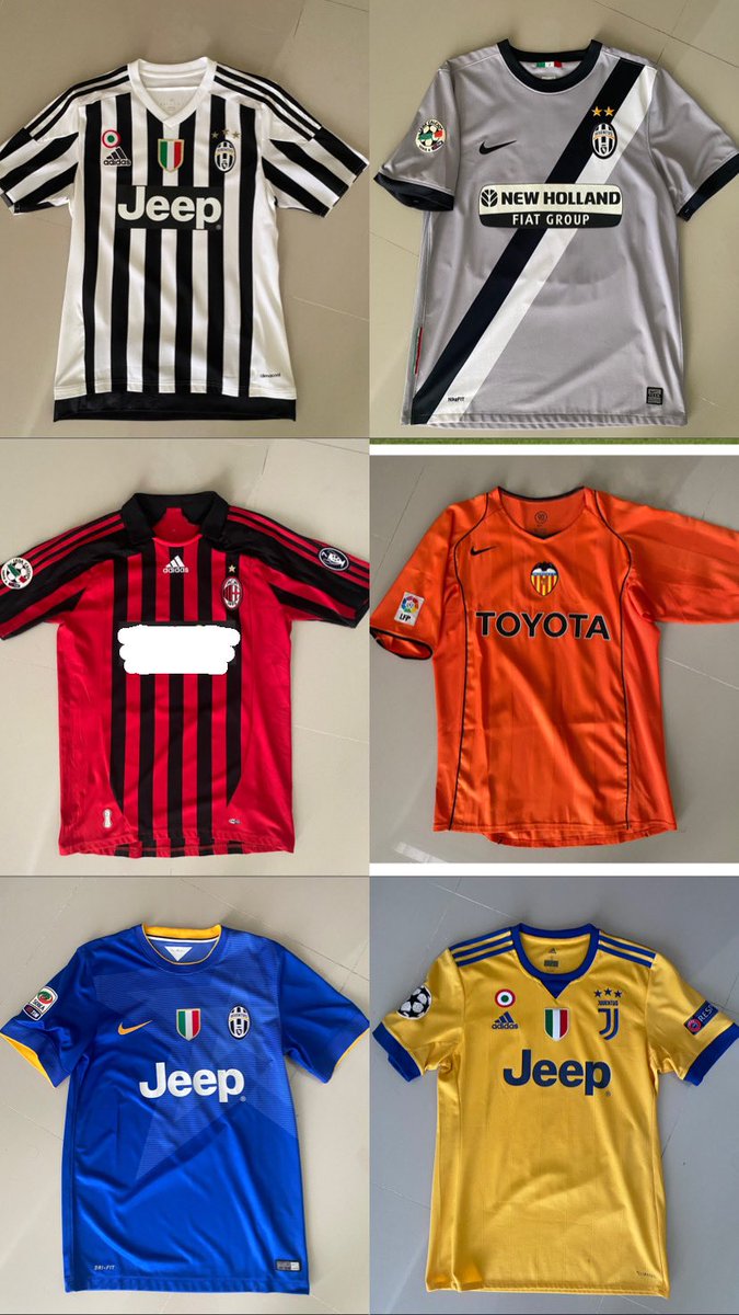 deldeldodel's tweet photo. @Jerseyforum 
#Jersey4Sale

1. Juve 15/16
Sz S
IDR 350k

2. Juve 09/10
Sz M
IDR 750k

3. Milan 07/08
Sz S
IDR 650k

4. Valencia 04/05
Size M
IDR 550k

5. Juve 14/15
Sz S
IDR 350k

6. Juve 17/18
Sz S
IDR 500k

Detail pm/wa 081112111282
Tokped ready +6%
https://t.co/ERhMvL7Zks https://t.co/ImfqXQXQc6
