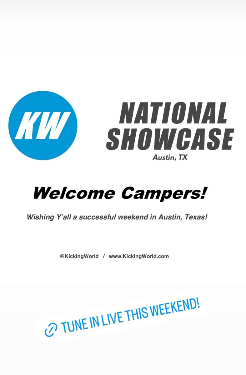 Wyatt Lewis (@wyattlewiskhs) on Twitter photo I had a great time catching up with some guys at the meet and greet. Got to see Coach Brent and hang out in Austin. Can’t wait for comp tomorrow!
<a href="/KickingWorld/">Kicking World Kicking Camps</a> <a href="/Kpoofootball/">Kickapoo Football</a> I had a great time catching up with some guys at the meet and greet. Got to see Coach Brent and hang out in Austin. Can’t wait for comp tomorrow!
<a href="/KickingWorld/">Kicking World Kicking Camps</a> <a href="/Kpoofootball/">Kickapoo Football</a>