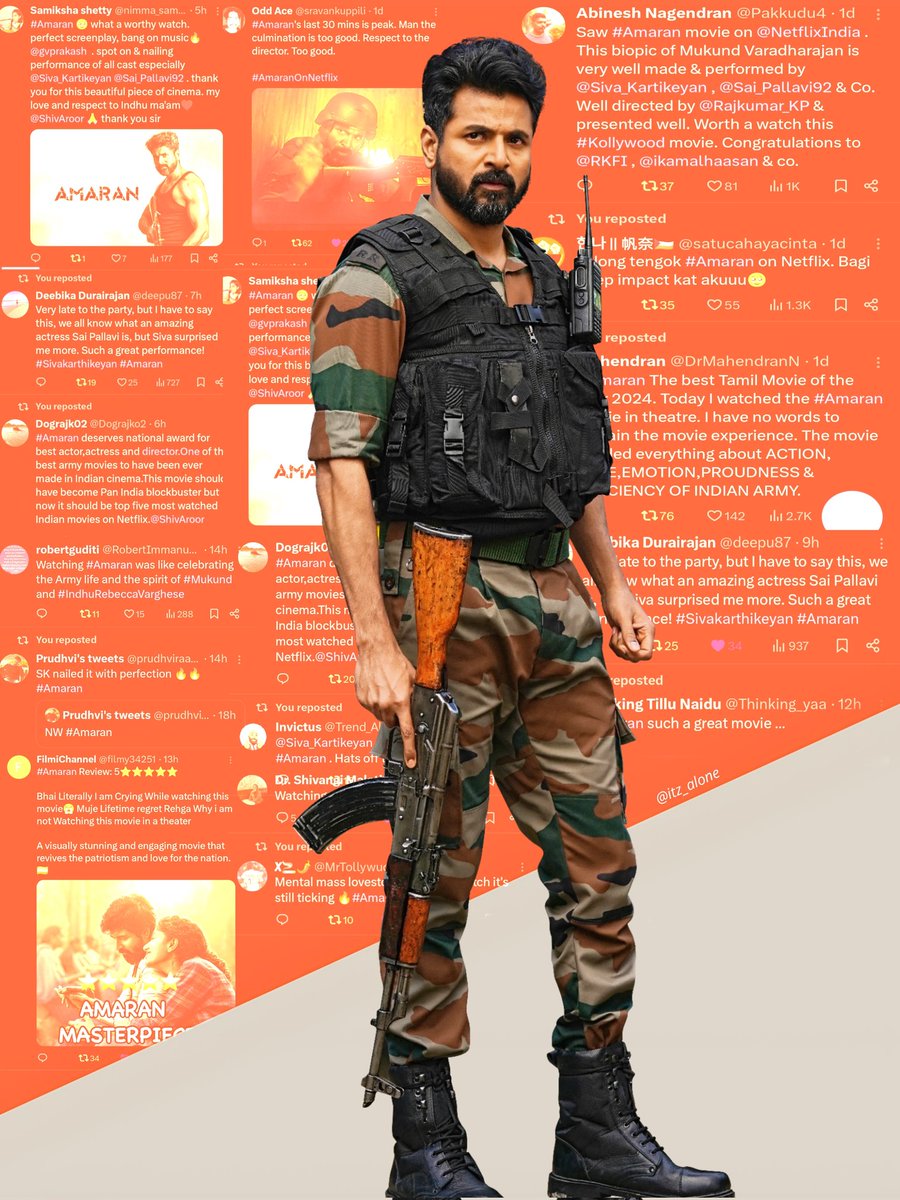 _dhans_SK's tweet photo. #KingSK
🥵🥵🥵🥵
#Nonstoprun
💥💥💥💥💥
#Amaran
#AmaranOnNetflix https://t.co/erGK4aLAzM