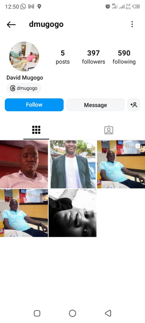 WANTED: THIEF ALERT
David Mugoggo, a tailor at Blue Magic Threads on Ku Nnya Road, Sky Pub building, stole 1,295,000 UGX and disappeared.

If you have any information on his whereabouts, call 0757471230 or report to the nearest police station. A big reward is offered!