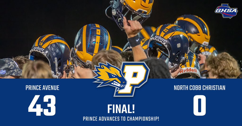 It’s a Great Day to Be a Wolverine!  Prince advances to the GHSA State Championship!