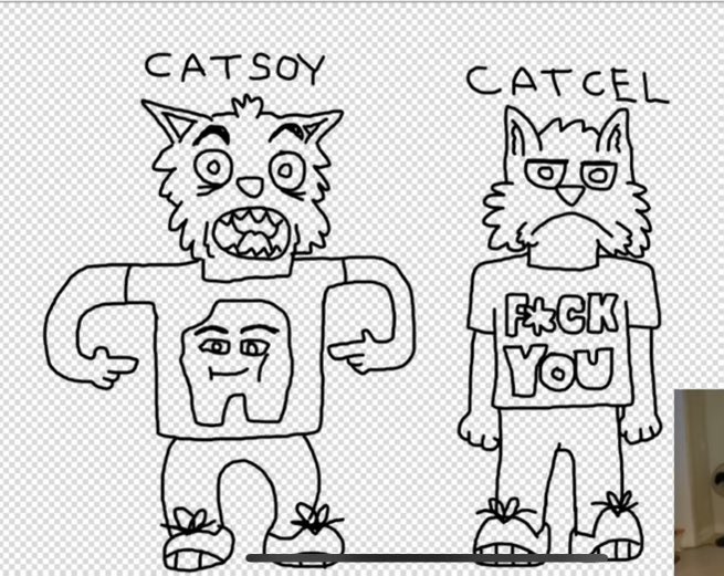 marromaid's tweet photo. @anonbirdd 
Catcel and Catsoy #fanart https://t.co/aQTvge7rt1