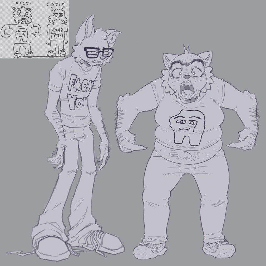 marromaid's tweet photo. @anonbirdd 
Catcel and Catsoy #fanart https://t.co/aQTvge7rt1
