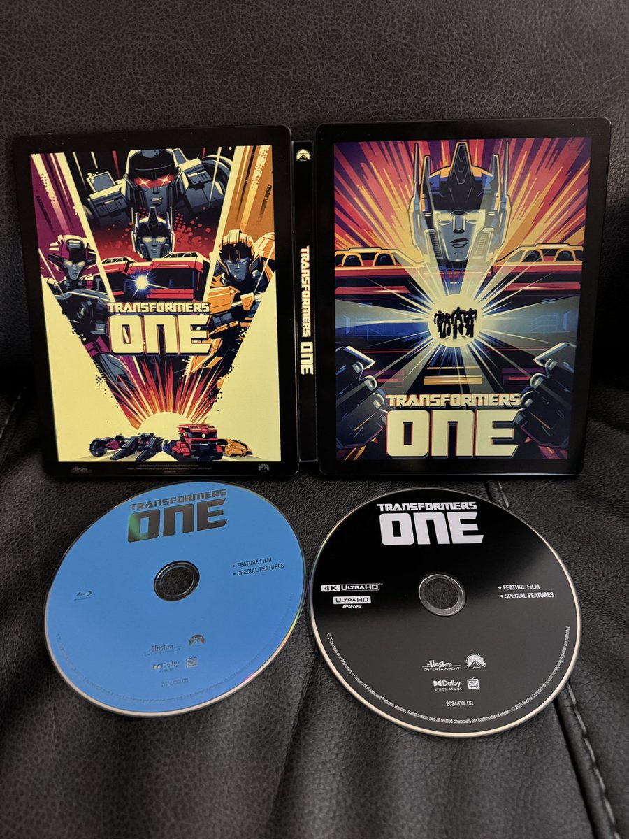 Reject_Filmz's tweet photo. Over from @ParamountPics Transformers One 4K Steelbook releasing on 12/17/24

#Transformers #TransformersOne #PhysicalMedia #4k #steelbook https://t.co/6sUlqu0Y0p