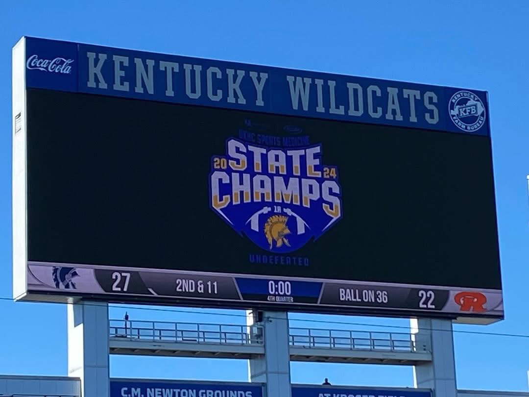 It was a good day to be a <a href="/sayrespartans/">Sayre Spartans</a>! Congratulations to <a href="/lexsayrefb/">Sayre Football</a> on winning the first State Football Championship in school history.