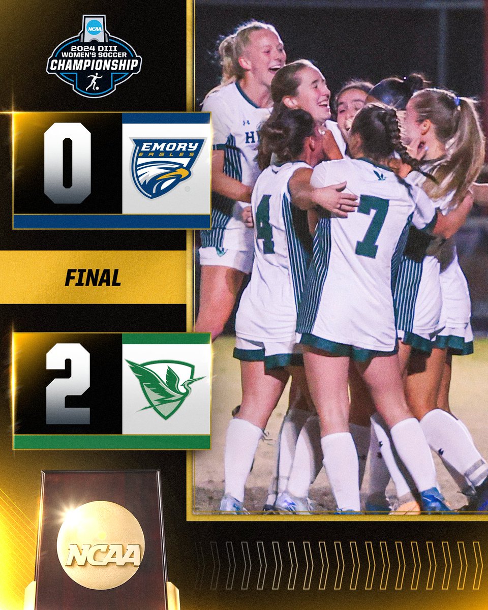 NCAA Division III (@ncaadiii) on Twitter photo The <a href="/HWSAthletics/">HWS Athletics</a> Herons are headed to the National Championship after a 2-0 win over Emory!
#WhyD3 | #D3soc The <a href="/HWSAthletics/">HWS Athletics</a> Herons are headed to the National Championship after a 2-0 win over Emory!
#WhyD3 | #D3soc