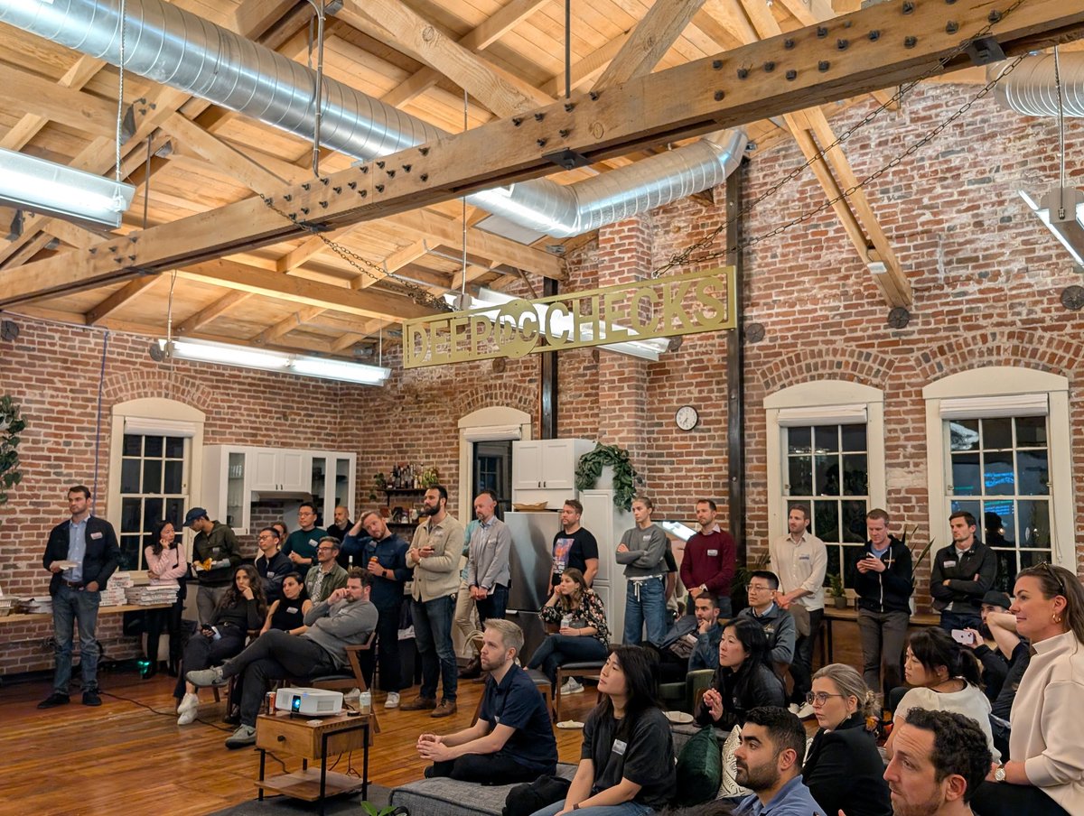 lpolovets's tweet photo. First Deep Checks VC happy hour! https://t.co/Zs79stMXWX