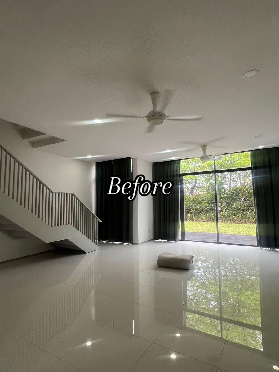 nxjwanasir's tweet photo. Before-and-after pictures! 

My husband &amp; I worked so hard to turn a refurbished house into a warm, loving home for our family. Alhamdulillah for everything

Sharing these photos for memories’ sake 🥰🫶🏻 https://t.co/1oIutXH0VO