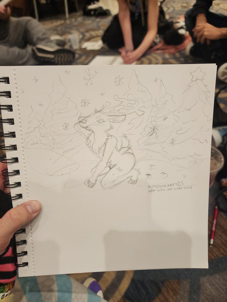 KittySwish's tweet photo. MFF sketchbook swap https://t.co/iN0I3hXf7c