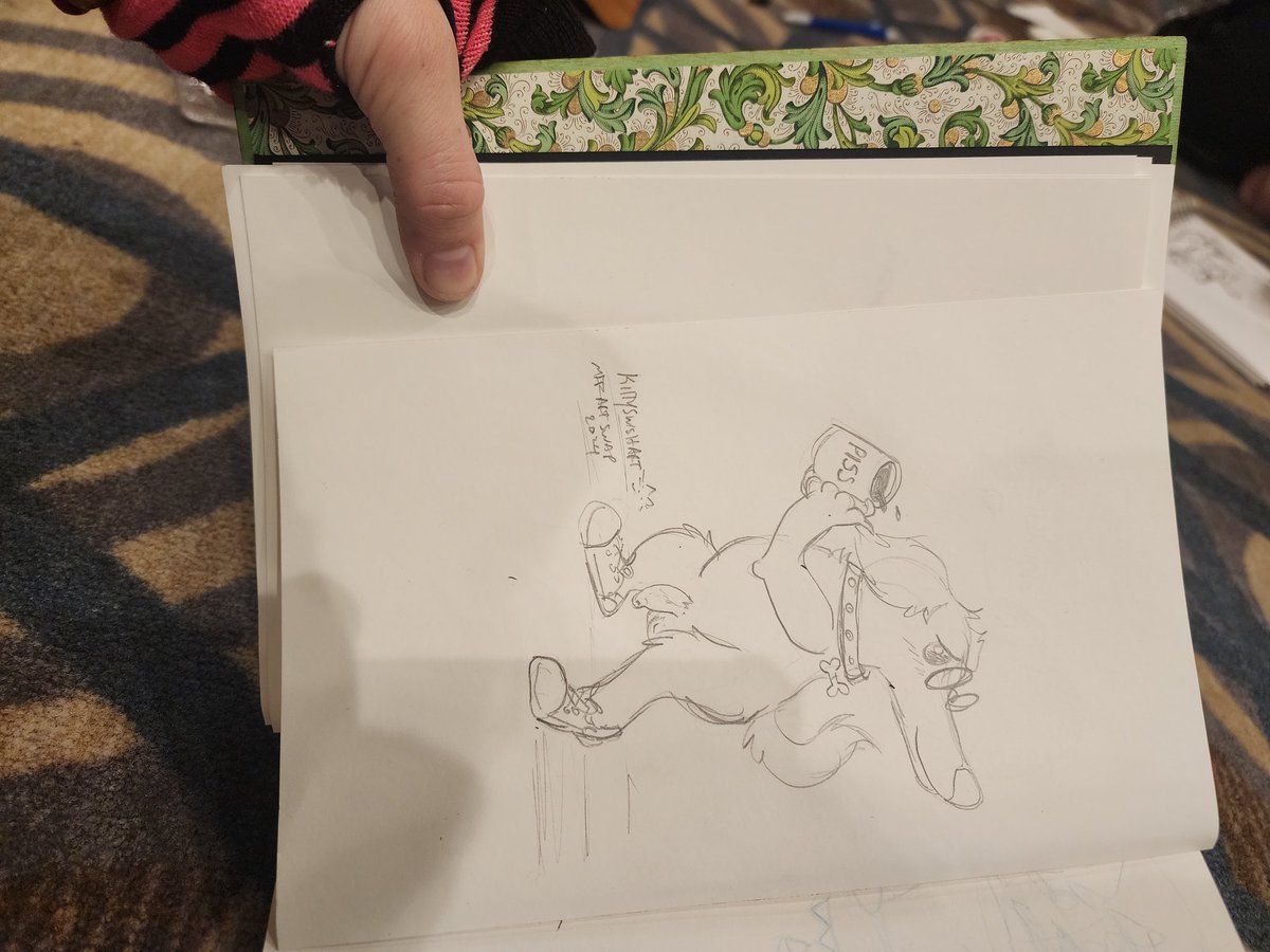 KittySwish's tweet photo. MFF sketchbook swap https://t.co/iN0I3hXf7c