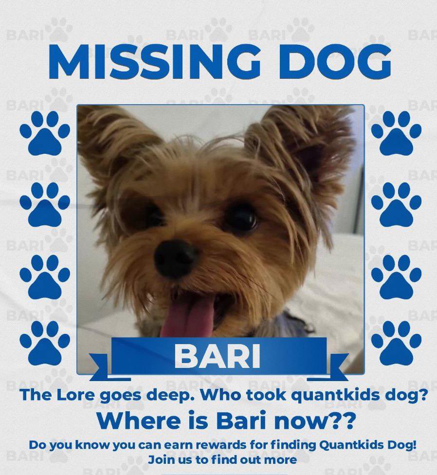 Markwales453's tweet photo. @rovercrc Earn $BARI Tokens:
Get rewarded based on likes, retweets, and comments your #WhereIsBARI post receives. Top hunters can win exclusive prizes! 🏆✨
Every engagement helps us get closer to finding BARI and supporting thousands of lost pets. 🐶💕 https://t.co/LZXK4WDOM3