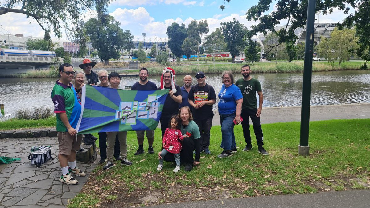 ChatSpud's tweet photo. December FS for Melbourne!
A crazy day of weather in Melbourne CBD with loads of fun game play with some great company.
Thanks for coming along!
See you all in 2025 
❤💚💙💛💙💚❤ 🎅🤶🧑‍🎄
#ingress #IngressFS @ingress @FevGames @NianticLabs #IngressMelb
@redfactionagent https://t.co/IyEp2akEjw