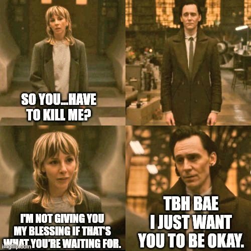 AnonymousGalore's tweet photo. I just had to create this. Enjoy! 🤭💚

#Loki #Sylvie #Sylki #incorrectquote #Marvel https://t.co/nzWRHmZdVq