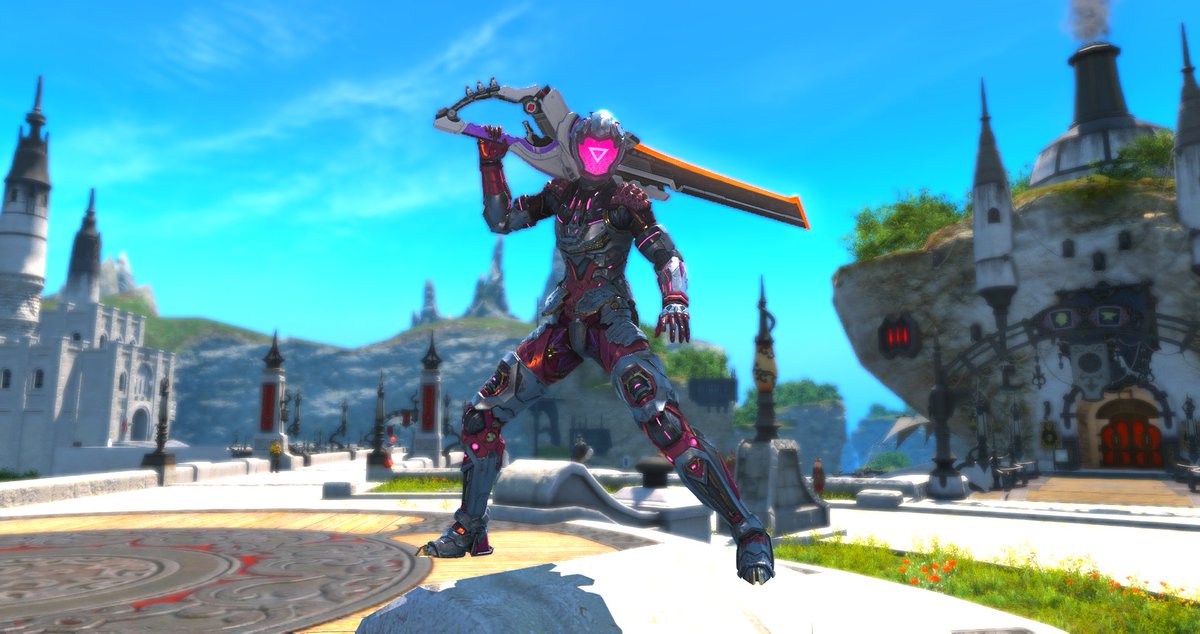 BrunhildeJaeger's tweet photo. 続いての課題。バンガード装備。整いました～。 #FF14 https://t.co/TioIj4gb4u