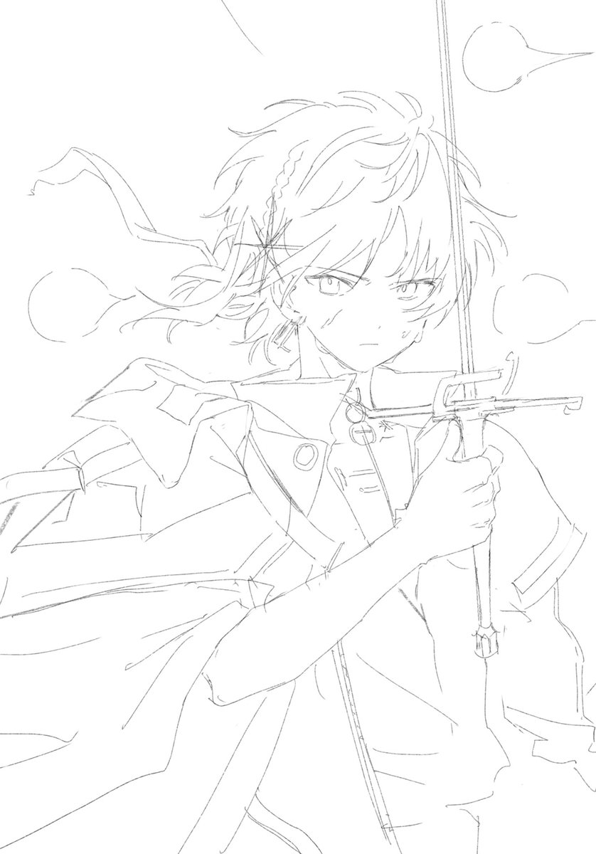 服装好难画😵。。希望能画完。。