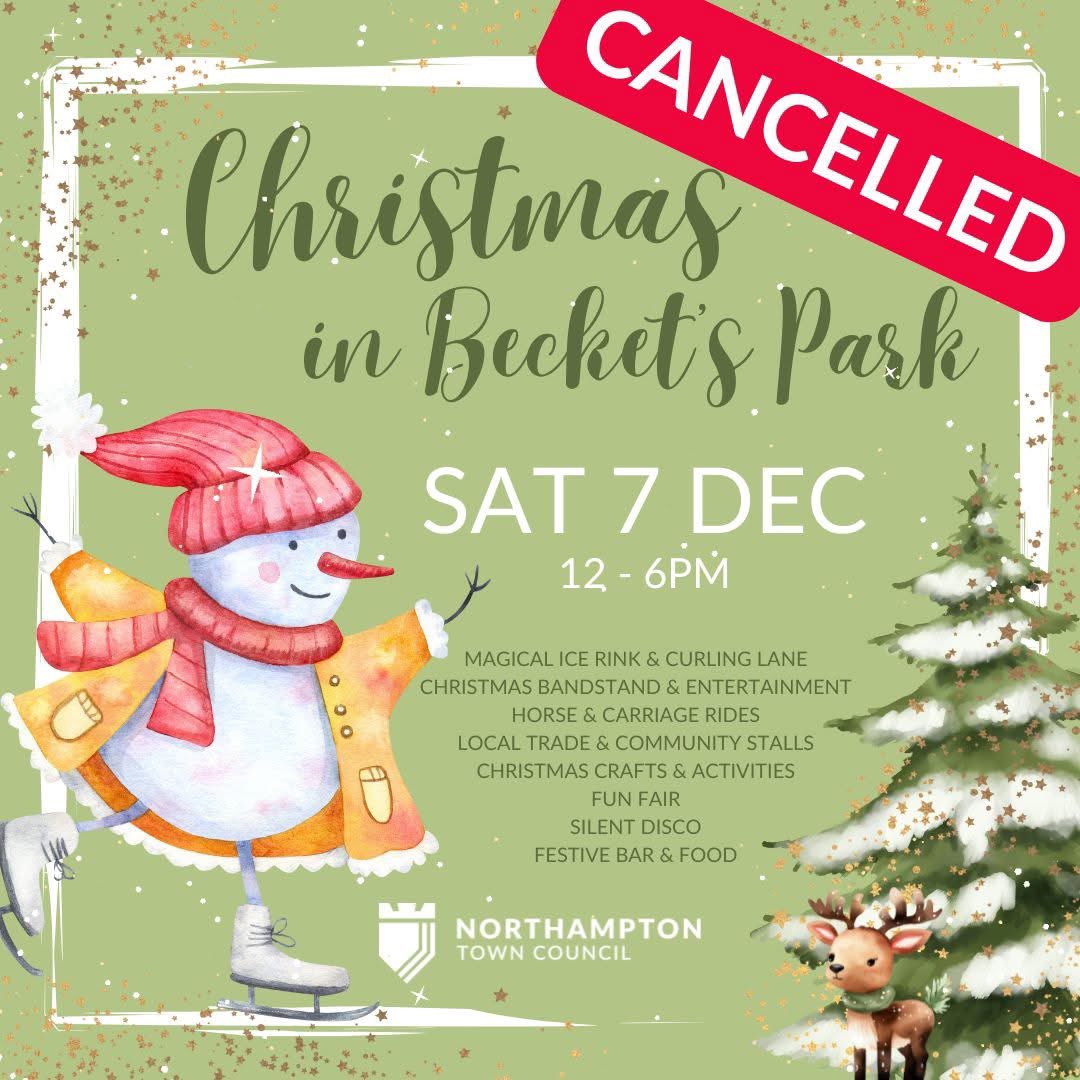 ☔️ 💨 CANCELLED. 
(Currently next Sunday the  Elf Door Hunt is still taking place) 🧝🏽‍♀️ 🚪 

<a href="/WestNorthants/">West Northamptonshire Council</a> <a href="/NLiveRadio/">NLive Radio - The Station that LOVES Northampton</a> <a href="/ChronandEcho/">Northampton Chron</a>