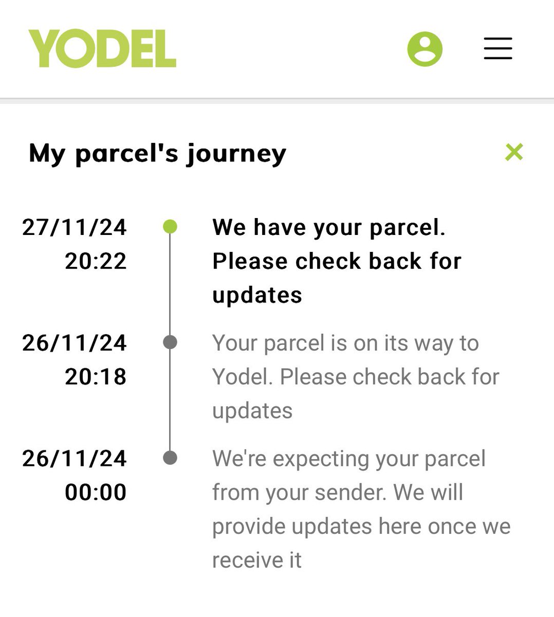 JEMonaghan's tweet photo. @YodelOnline you’ve had my parcel 10 days now - when is it going to be out for delivery? https://t.co/Uyn1zaW8Em