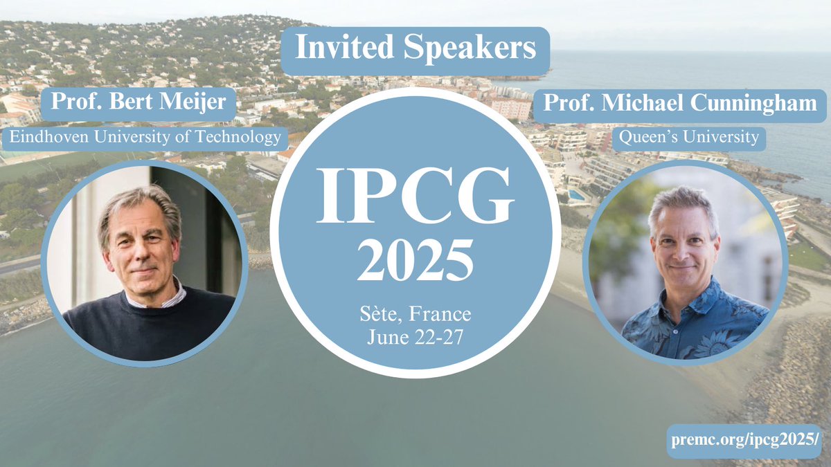 Prof. Bert Meijer from Eindhoven University of Technology @TUeindhoven and Prof. Michael Cunningham from Queen’s University <a href="/QuCHEE/">Queen's Chem Eng</a> will be speaking at next years #IPCG2025. 
For further information and details including registration head to: premc.org/ipcg2025/