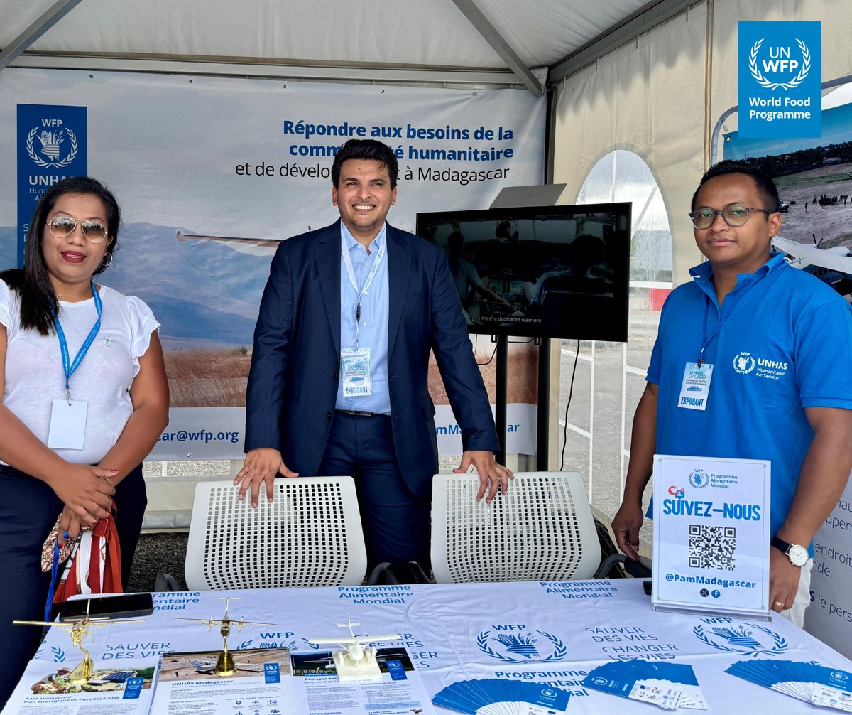 WFP_UNHAS's tweet photo. Happy #InternationalCivilAviationDay ✈️🚁

From Madagascar to Haiti, #UNHAS is a proud enabler of global humanitarian connectivity, a link between isolated, vulnerable populations living and battling emergencies and the humanitarian actors who can rescue, assist, &amp; protect them. https://t.co/VNez0UQz4f