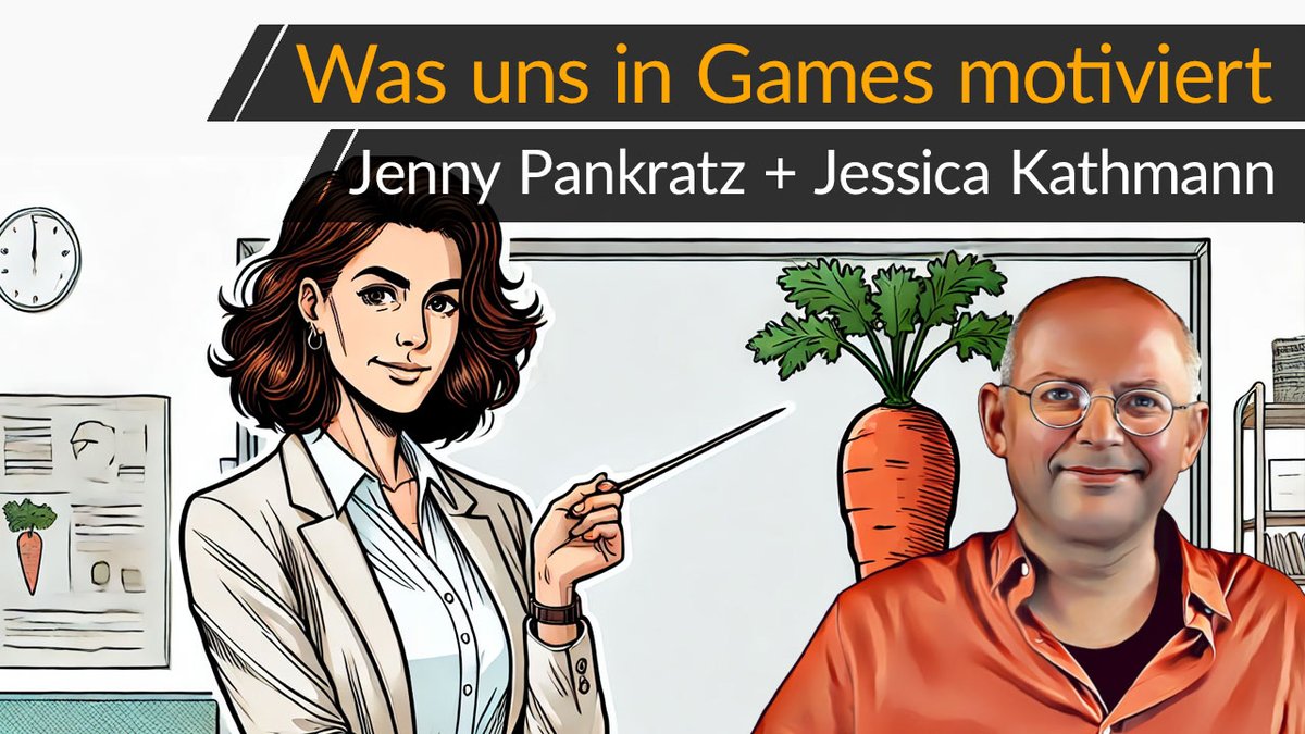 Writing Bull | Daniel Blum (@writing_bull) on Twitter photo Eine Games-Psychologin und eine Entwicklerin verraten die kleinen Kniffe, wie Spiele uns zum Spielen kriegen! Der Talk mit Entwicklerin Jenny Pankratz von <a href="/PitheadStudio/">Pithead Studio</a> und Psychologin <a href="/JessicaKathmann/">Jessica Kathmann</a> von <a href="/behindscreensDE/">Behind the Screens</a> → youtu.be/YWFmFMZX6zw
<a href="/Nachtvogeltv/">Jennifer Pankratz</a> Eine Games-Psychologin und eine Entwicklerin verraten die kleinen Kniffe, wie Spiele uns zum Spielen kriegen! Der Talk mit Entwicklerin Jenny Pankratz von <a href="/PitheadStudio/">Pithead Studio</a> und Psychologin <a href="/JessicaKathmann/">Jessica Kathmann</a> von <a href="/behindscreensDE/">Behind the Screens</a> → youtu.be/YWFmFMZX6zw
<a href="/Nachtvogeltv/">Jennifer Pankratz</a>