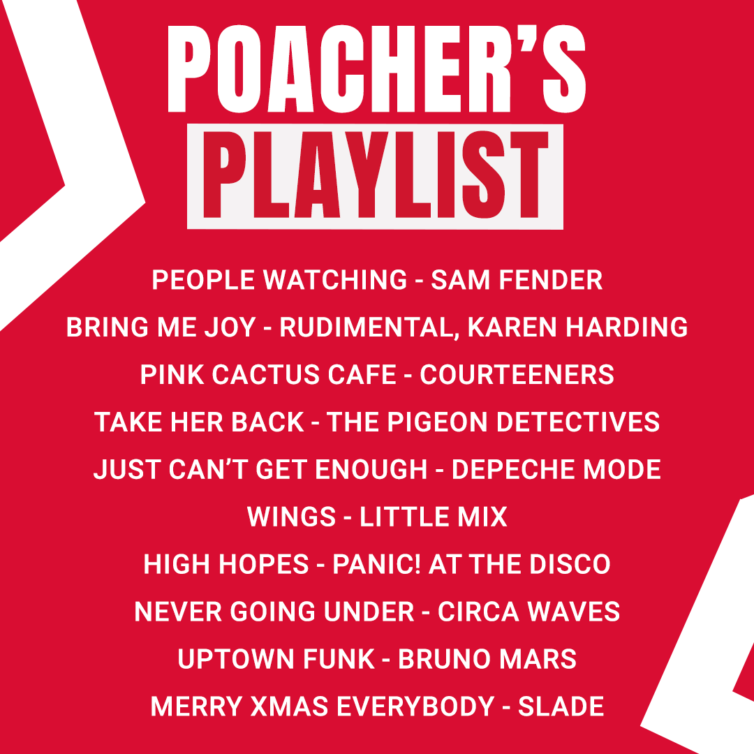Poacher on X: “🎶 These are the songs I will be playing before our