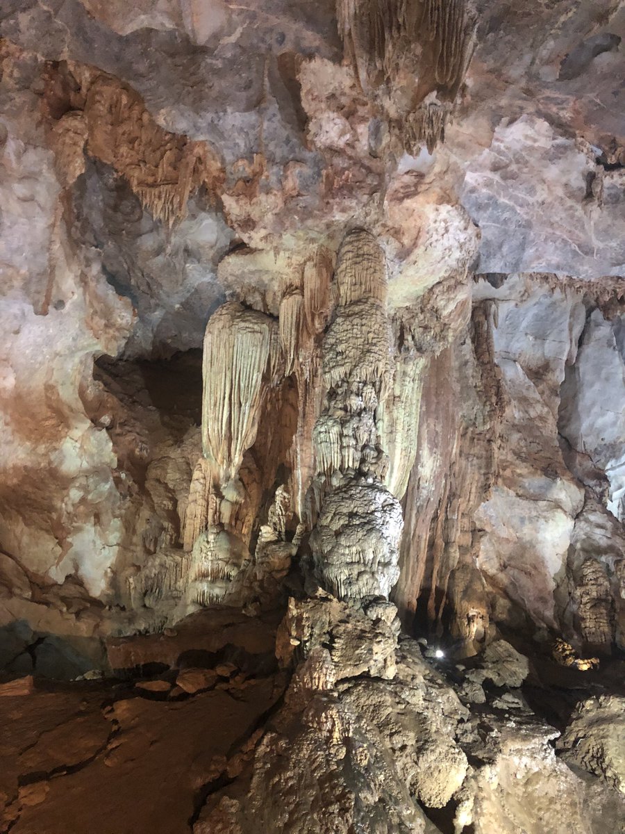 JohnOSullivan36's tweet photo. #timelinerefresh so I have always been fascinated with caves today I went to the largest “dry,” cave in South East Asia: Son Dong Cave in Phong Nha National Park. Just ten kms away from Laos. Incredible. ❤️ https://t.co/lDF9r9F2q8