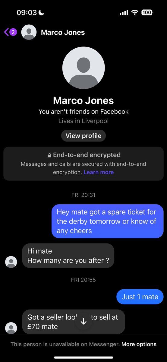 HarryTElliott1's tweet photo. @evertonspares 
I know it’s on Facebook but don’t use this group it’s a scam https://t.co/aNriIGyz7h