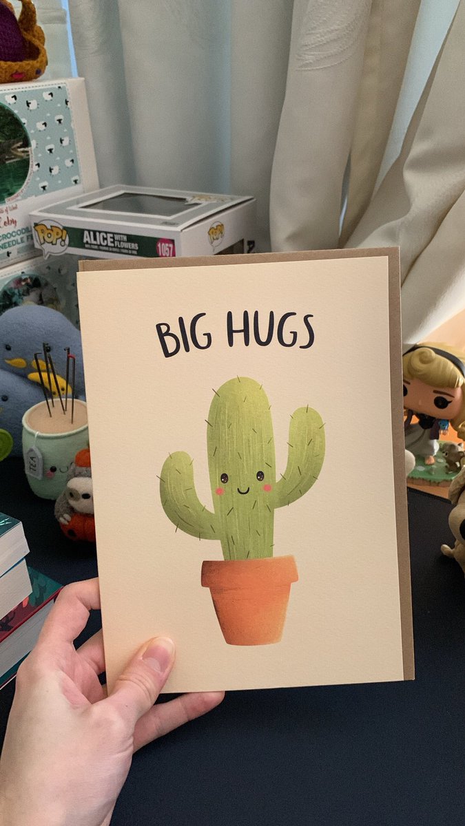 Mayblossoming's tweet photo. If you know someone that needs a pick me up why not send them a Calvin card, he gives the warmest of hugs 🤗 
https://t.co/0mnrRsi7mY

#ukgiftam #ukgifthour #smallbizsaturday #shopindie https://t.co/EpJLdpiZH6