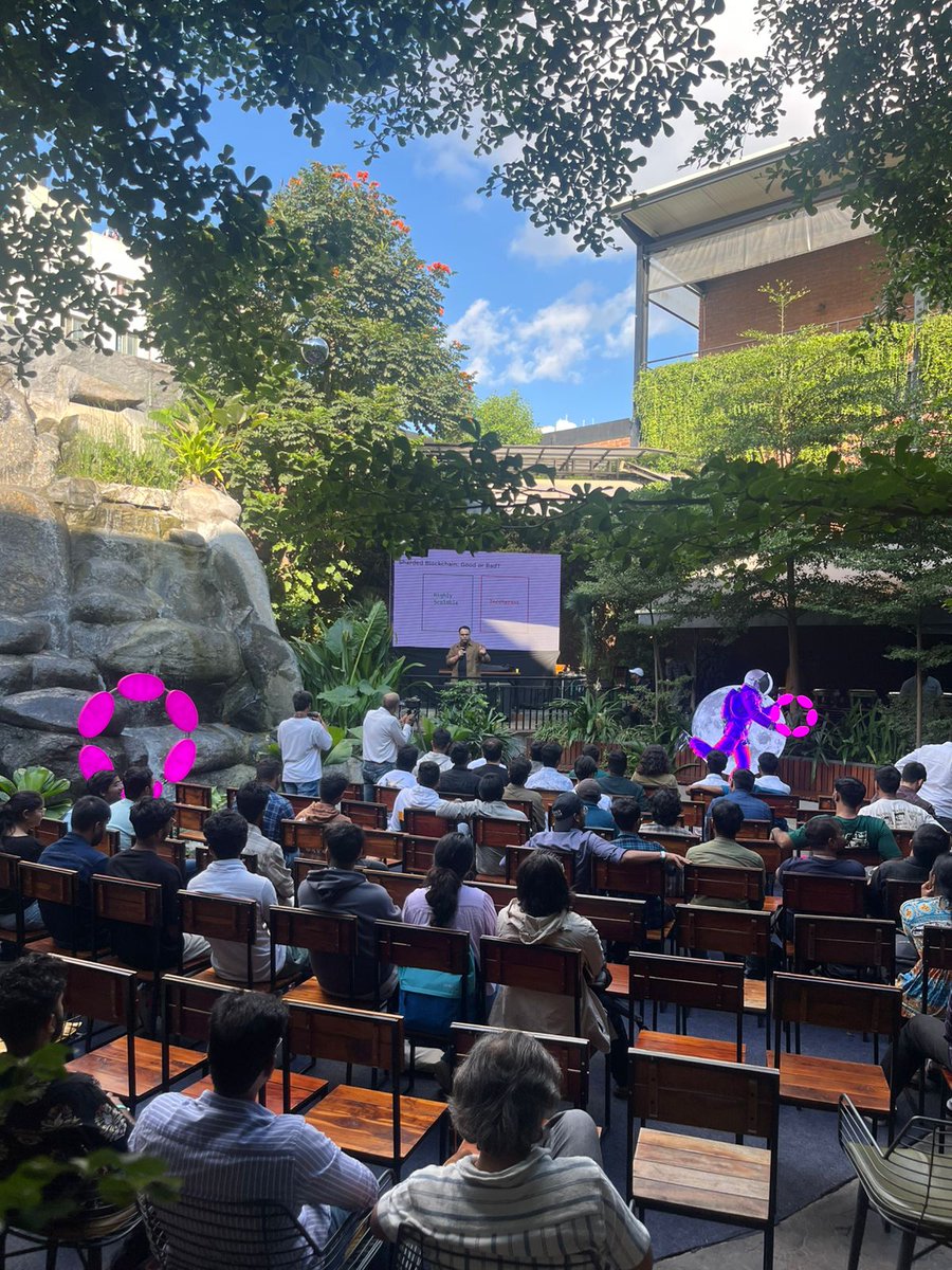 neurolov's tweet image. Our CEO, @Dhruv4Ai, represented Neurolov at @IBWofficial Bangalore 2024!
Connecting with Web3 pioneers and crypto KOLs, he shares Neurolov's mission to democratize GPU access, fueling innovation in AI and decentralized computing.
A step closer to a fairer, smarter tech future!…