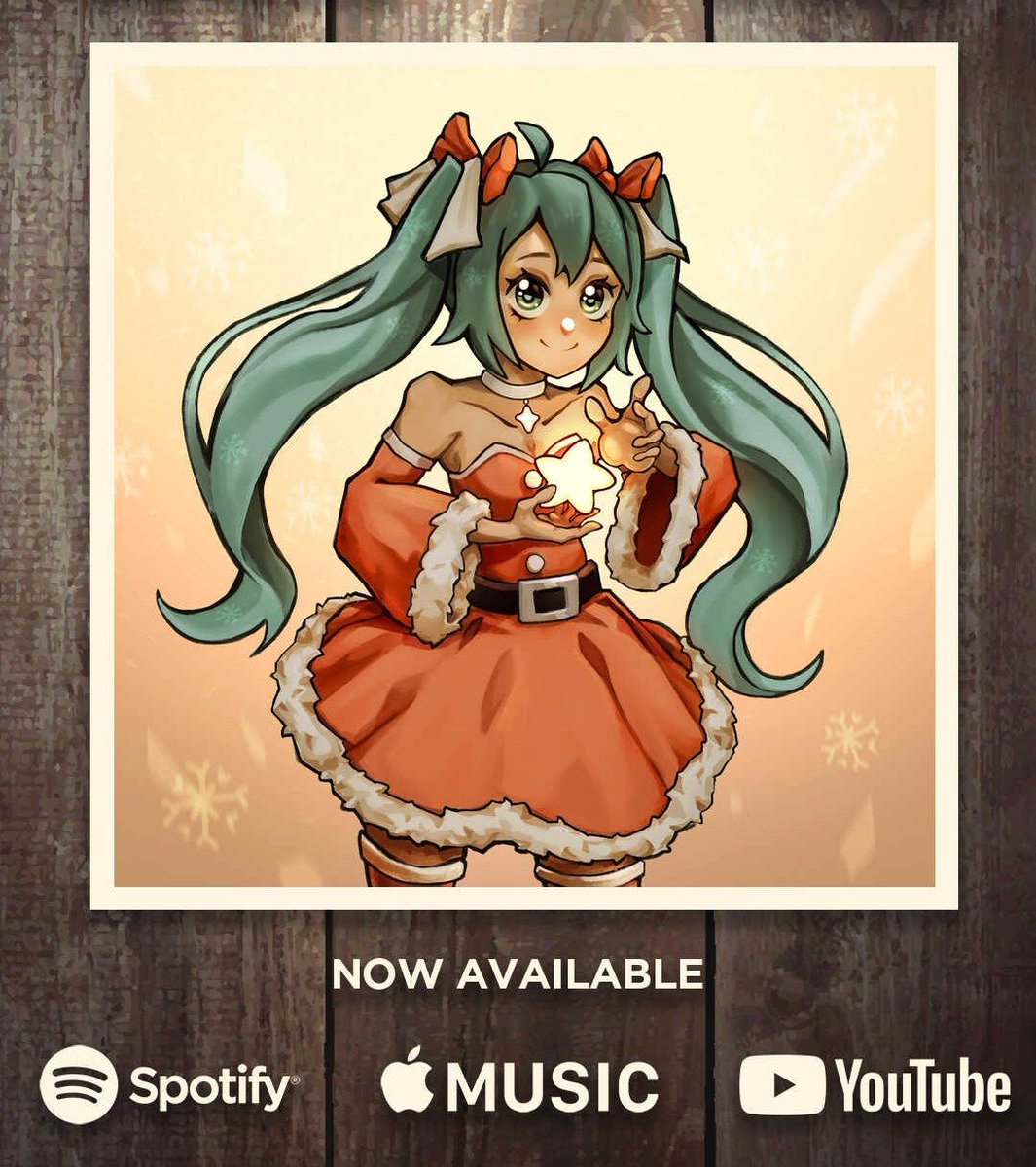 MPXX20's tweet photo. 新曲: クリスマス・ドリーム feat。初音ミク ❄️🎶💓
アートワーク: @DrawMikie 🌟

https://t.co/Hl2NgjeC0B

ありがとう!!!🙏
#初音ミク #HatsuneMiku #vocaloid https://t.co/7UzTRSN59B