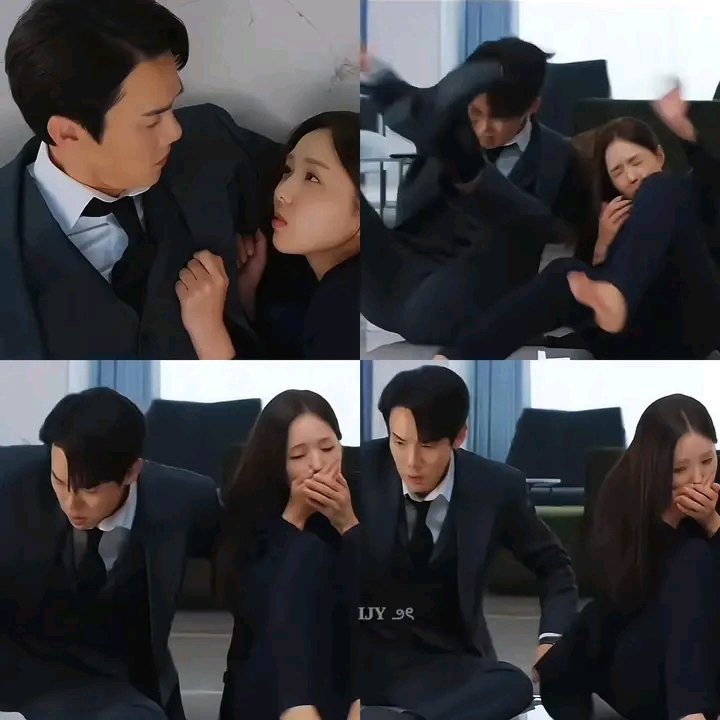 kdramaupto's tweet photo. OMG!! They woke up sleeping together in the floor😂😂 #WhenThePhoneRings https://t.co/ViSD1UGnie
