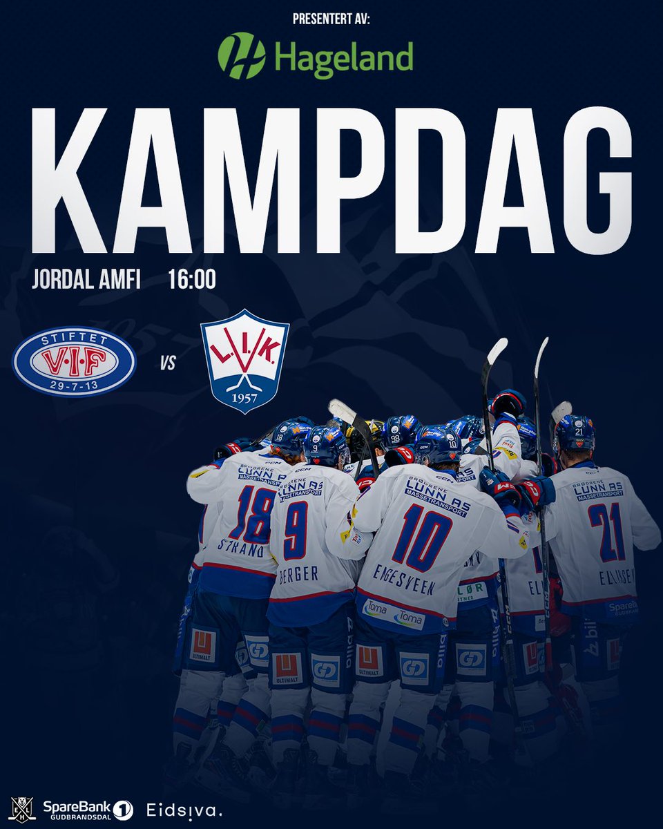LillehammerIK's tweet photo. KAMPDAG❤️‍🔥 Bli med og støtt gutta fra hallen! Vi viser kampen på storskjerm og baren er åpen! 🥳 

🆚 Vålerenga
🏟️ Jordal Amfi 
⏱️ 16:00
📺 TV2 Play / Lounge Nitten57
📲Instagram/ Facebook story 
🎟️ https://t.co/PI8oBGDmv5

📸: Trond Hansen https://t.co/xYfy87goO7