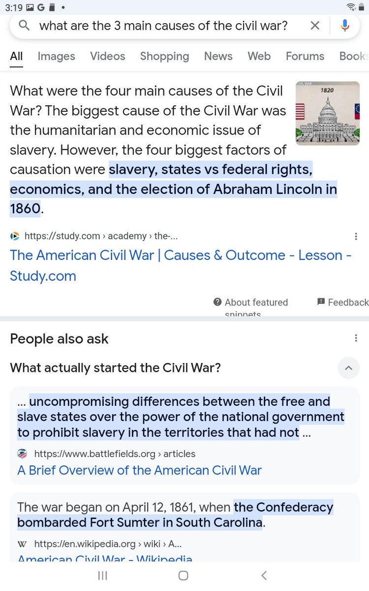 RealMacKenzieD's tweet image. I do not really call myself a "history nerd",but.........my answer is "Civil War! #Why? #BeeCause🧐🙏🐝 #LetsGo #SpecialNote2TheHighlightedArea4BiggestFactorsOfCausation 🗽✔⭐💃🇺🇲👌🍯🕯