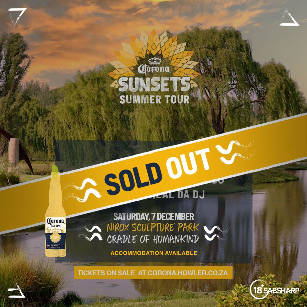 CoronaAfrica's tweet photo. The #CoronaSummerTour at Nirox Sculpture Park promises to be a glorious day! ☀️

See you under the sunset. 

Be part of the next summer experience here: https://t.co/OtBzo4cr1j

#ThisIsLiving https://t.co/VOzlbAuJsD