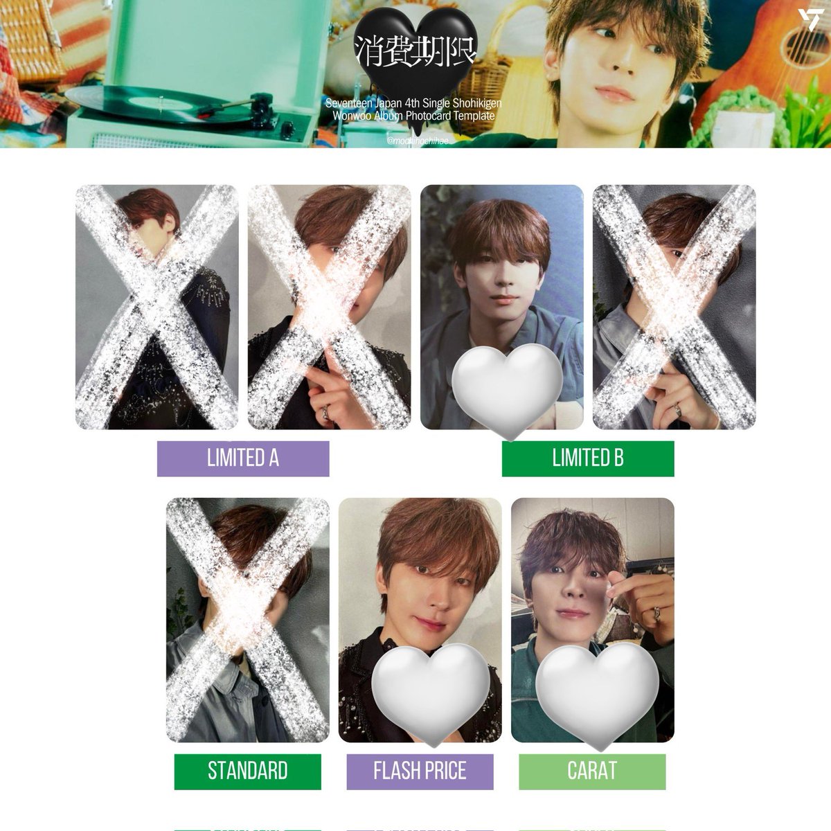ww6_nu's tweet photo. seventeen セブチ 消費期限 トレカ 交換
weverse ユニバ 特典

【譲】エスクプス ジョンハン ジョシュア ジュン ホシ ウジ THE8 スングァン バーノン ディノ

【求】ウォヌ

同異種、比率違い◎ 同日発送📮 
条件の合う方いらっしゃいましたらお気軽にお声掛けください☺️

お断りは♡のみ https://t.co/Kl9I6TnZUx