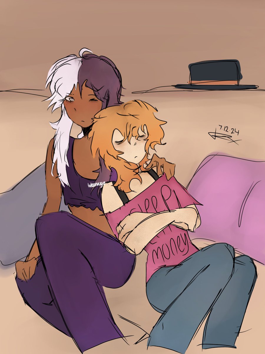 overworked girlfriend x overworked boyfriend #bsdtwt #sigchuu