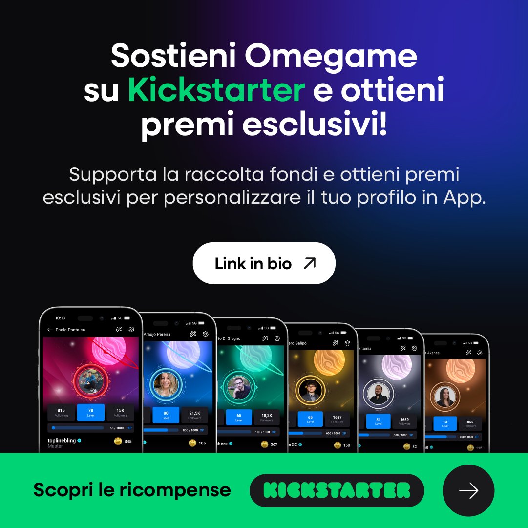 Omegame_net's tweet photo. Le ricompense del nostro Kickstarter sono divise in 6 diversi Rank, gli stessi delle Ranked che giá conosciamo. 🎖️

Sostienici su Kickstarter e sblocca tutte le ricompense per personalizzare il tuo profilo! 💙

#kickstarter #omegame #crowdfunding #gaming #reward https://t.co/4s4nZSRjfx