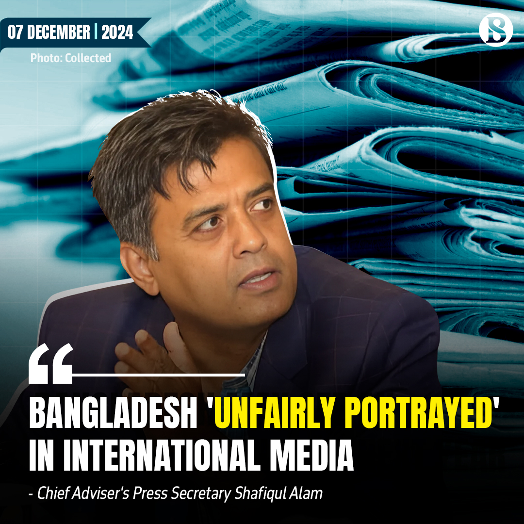 tbsnewsbd's tweet image. Chief Adviser's Press Secretary Shafiqul Alam today (7 December) encouraged the independent newspapers and rights groups to do their own probe into the reports of attacks on the Hindu community in the post-revolution days.

Link in Comments

#InternationalMedia #TBSNews