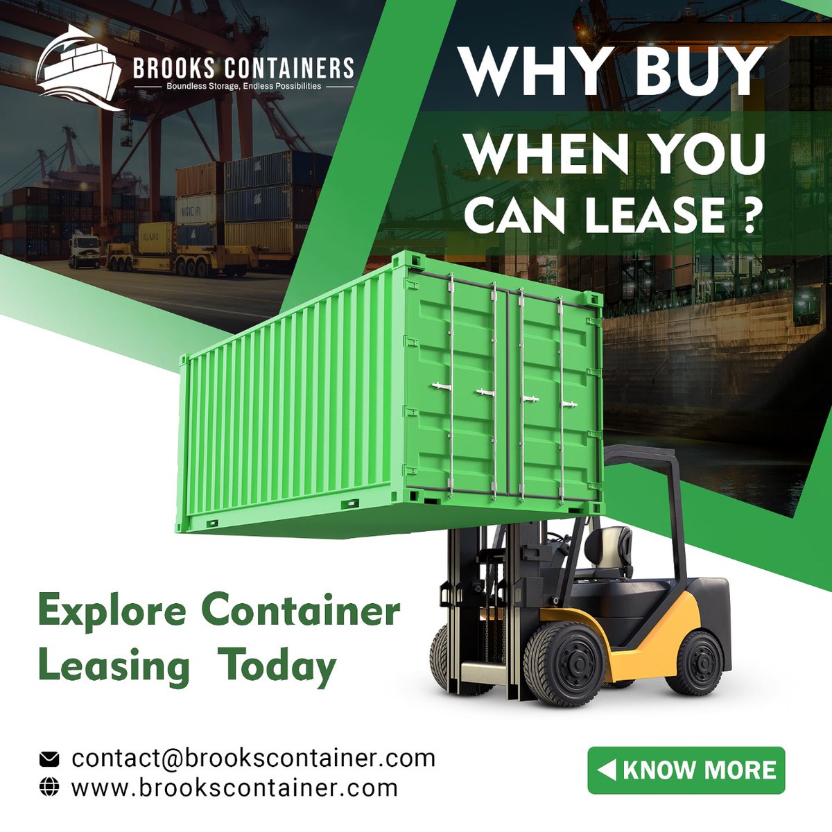 BrooksContainer's tweet photo. Save more, stress less ! Lease your container today!  

To know more: https://t.co/zF6fADNnTa
#LeaseContainers #SmartBusinessMove #AffordableShipping #ContainerLeasing #SaveAndGrow #Dubai #UAE https://t.co/Izcz4mVOD6