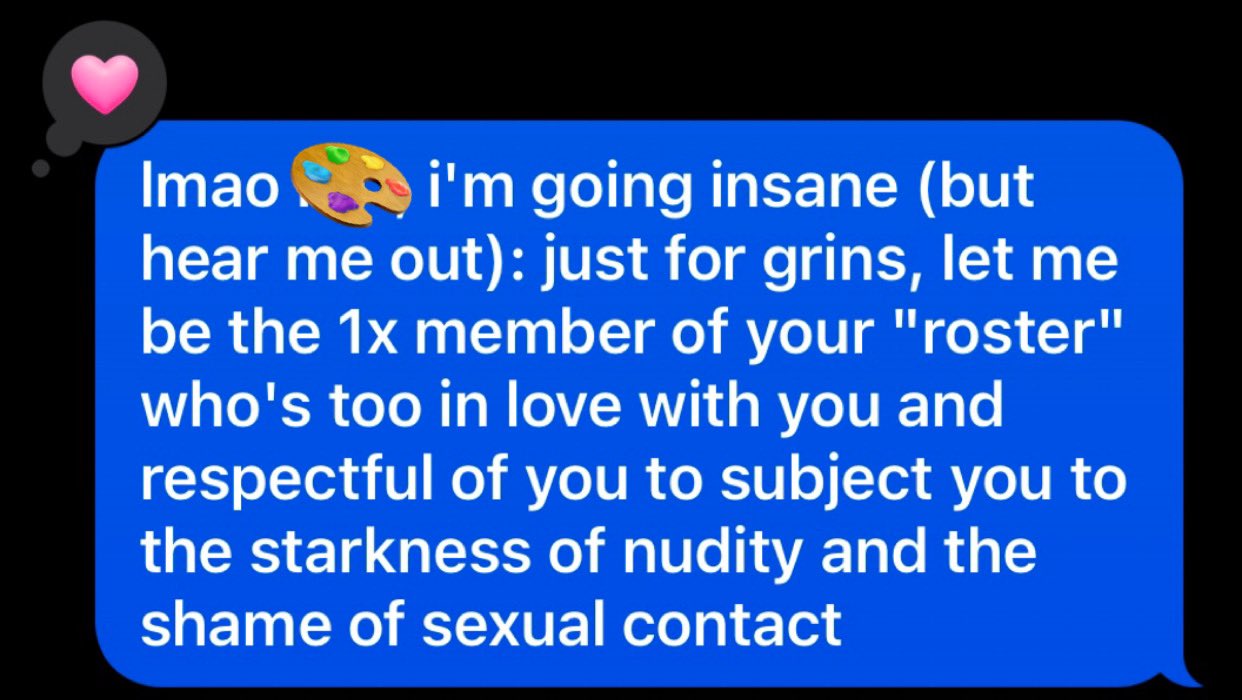 chat, is this W platonic rizz ?? https://t.co/She4fFMzZH
