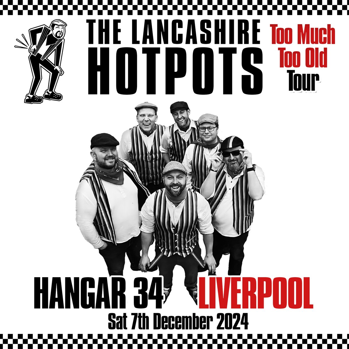 ⚠️TONIGHT⚠️

Don't miss The Lancashire Hotpots taking the stage at Hangar34 TONIGHT!!
Doors - 19:00