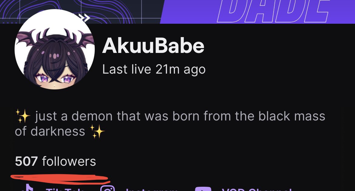 AkuuBabe | Vtuber 🦇 tweet media