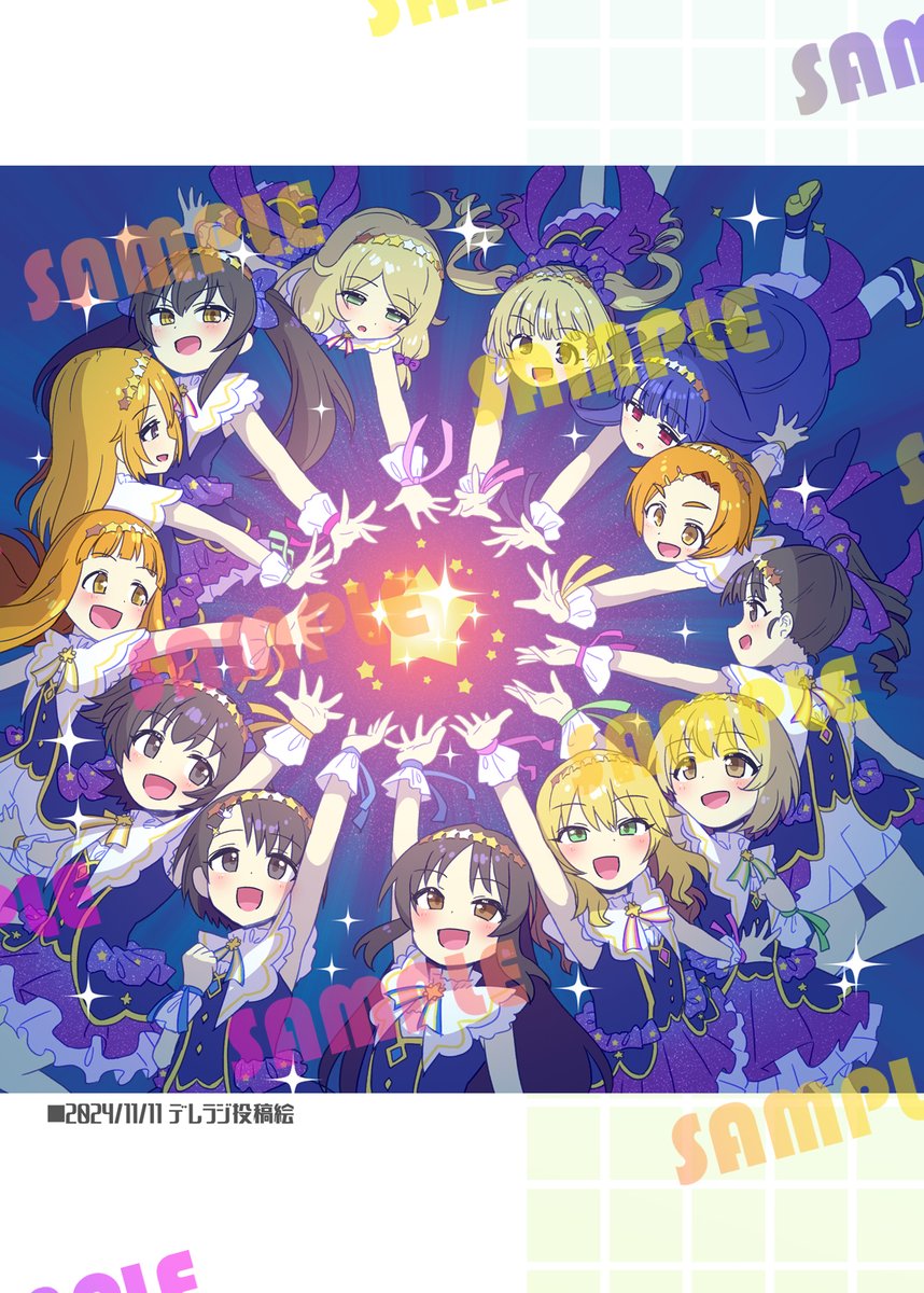 アイマス「アイマスエキスポ、イラスト本のサンプルです!デレラジ投稿絵を中心にラクガキまとめ」|アキなゃんのイラスト