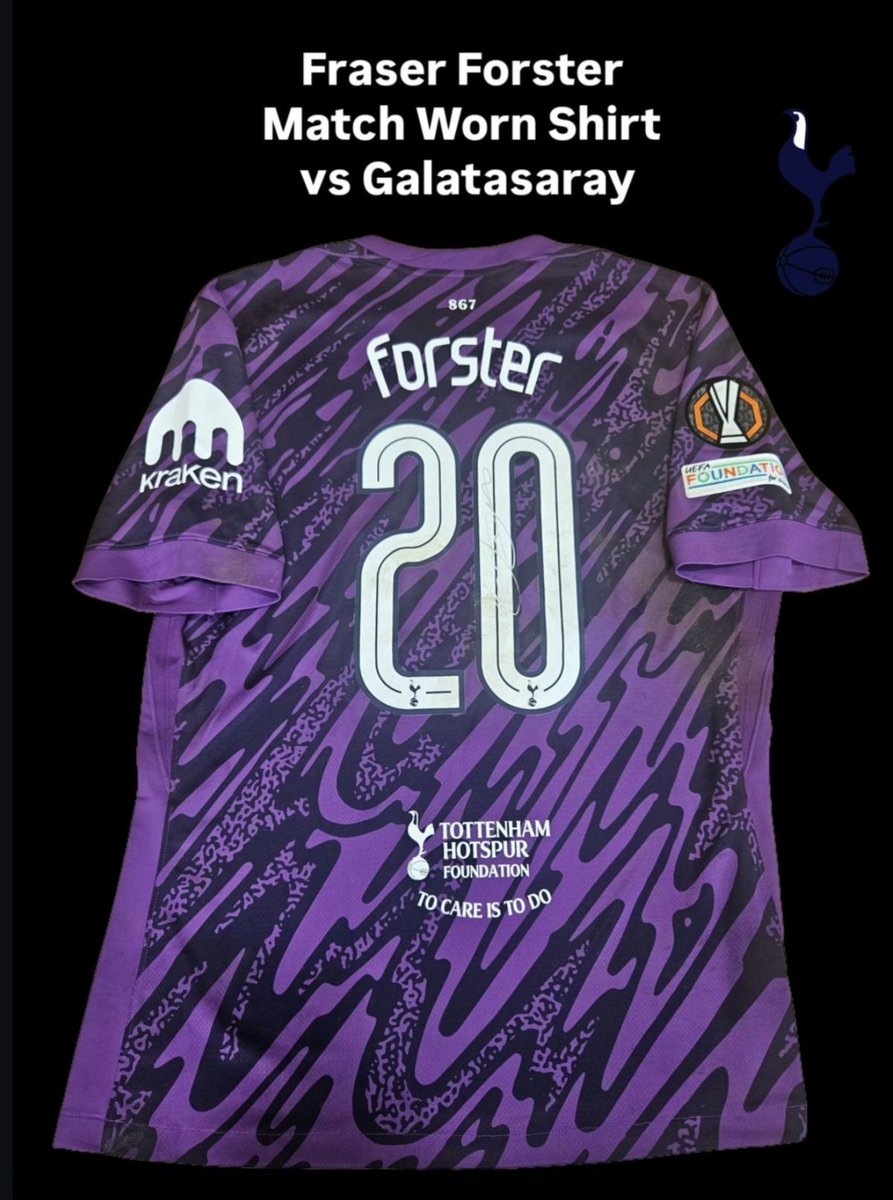 edmundeng1's tweet image. When the results don’t go our way, match-worn shirts offer a little comfort and a deep connection to the game. 
Let’s rally behind our team and cheer them on!
come on Lads, and come on Ange!

#COYS #TottenhamHotspur #fraserforster