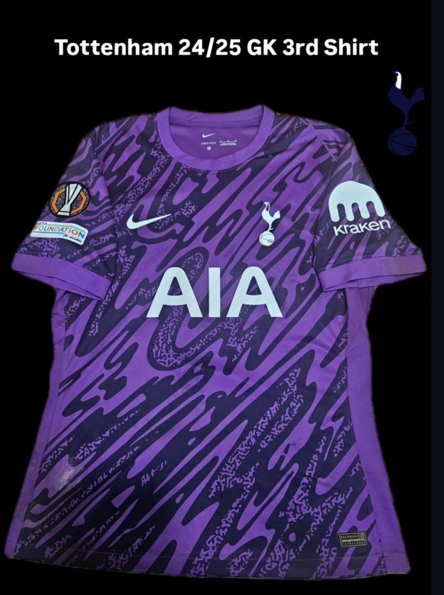 edmundeng1's tweet image. When the results don’t go our way, match-worn shirts offer a little comfort and a deep connection to the game. 
Let’s rally behind our team and cheer them on!
come on Lads, and come on Ange!

#COYS #TottenhamHotspur #fraserforster