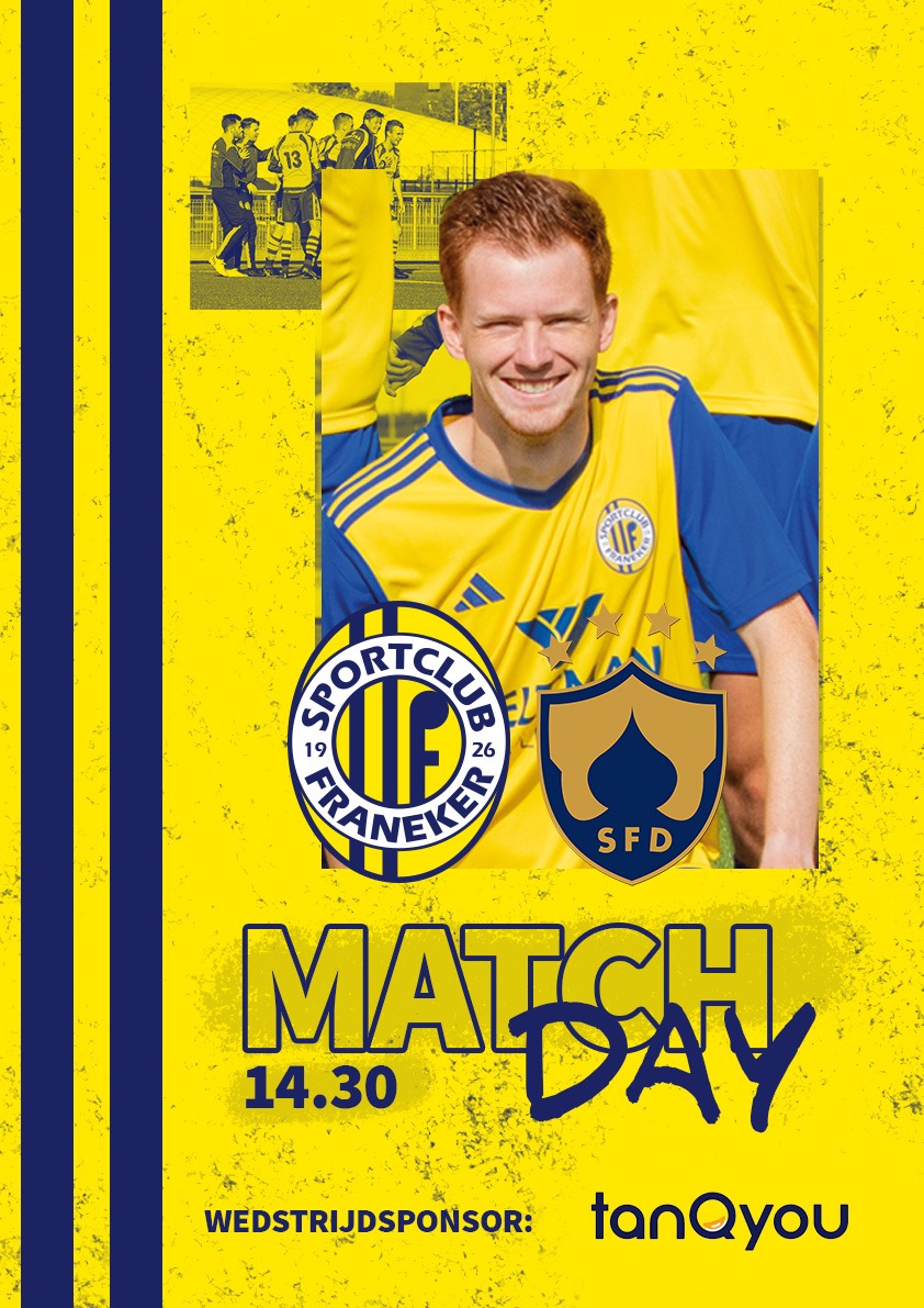 #MatchDay Vanmiddag de laatste officiële speelronde van dit jaar!! <a href="/SCFraneker/">SC Franeker</a> neemt het thuis op tegen <a href="/SfDeinum/">SFDeinum</a> #fradei