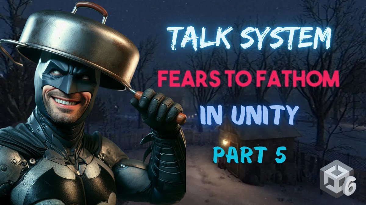BAT_PANN's tweet image. 🚀 **New Video Alert!** 🚀 Dive into Part 5 of our "Creating Fears to Fathom Dialog System in Unity" series! 🎮 Learn how to expand your dialog system to interact with multiple NPCs. Don't miss it! #Unity3D #GameDevelopment #DialogSystem #FearsToFathom #GamingTutorial