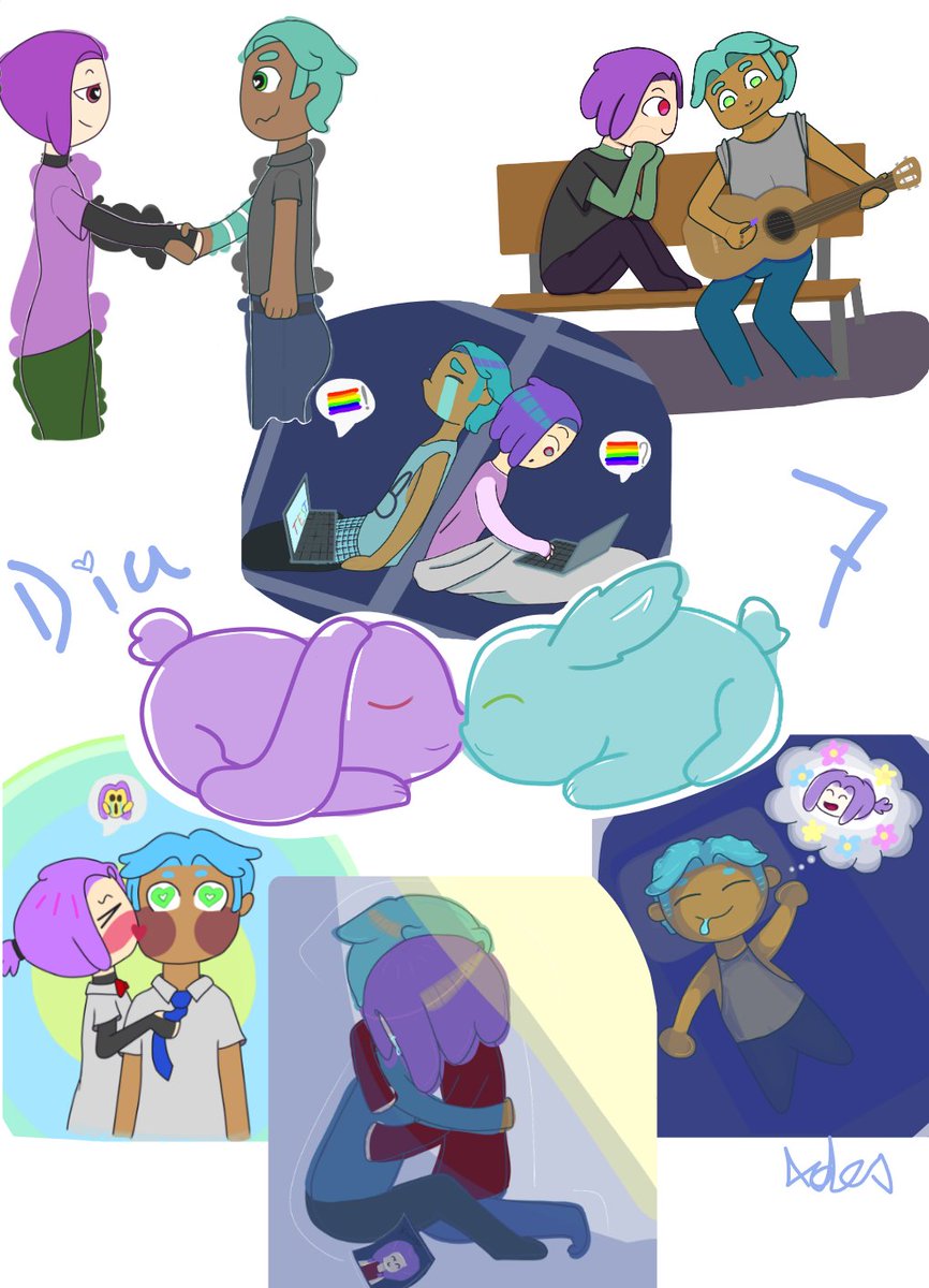 AdeAnonimouse's tweet photo. #BXBWEEK24
Bueno, fue lindo mientras duró.

Planeo, después de exámenes, re-hacer la mayoría de los dibujos (sobre todo el día 5), así que les invito a decirme cómo puedo mejorar alguno de estos dibujitos ^^ https://t.co/zeVrV97MIj